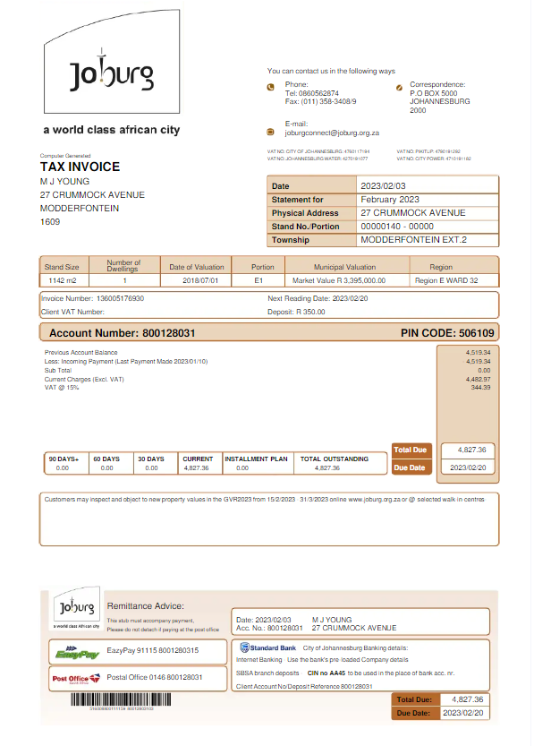  Minol USA business utility bill 